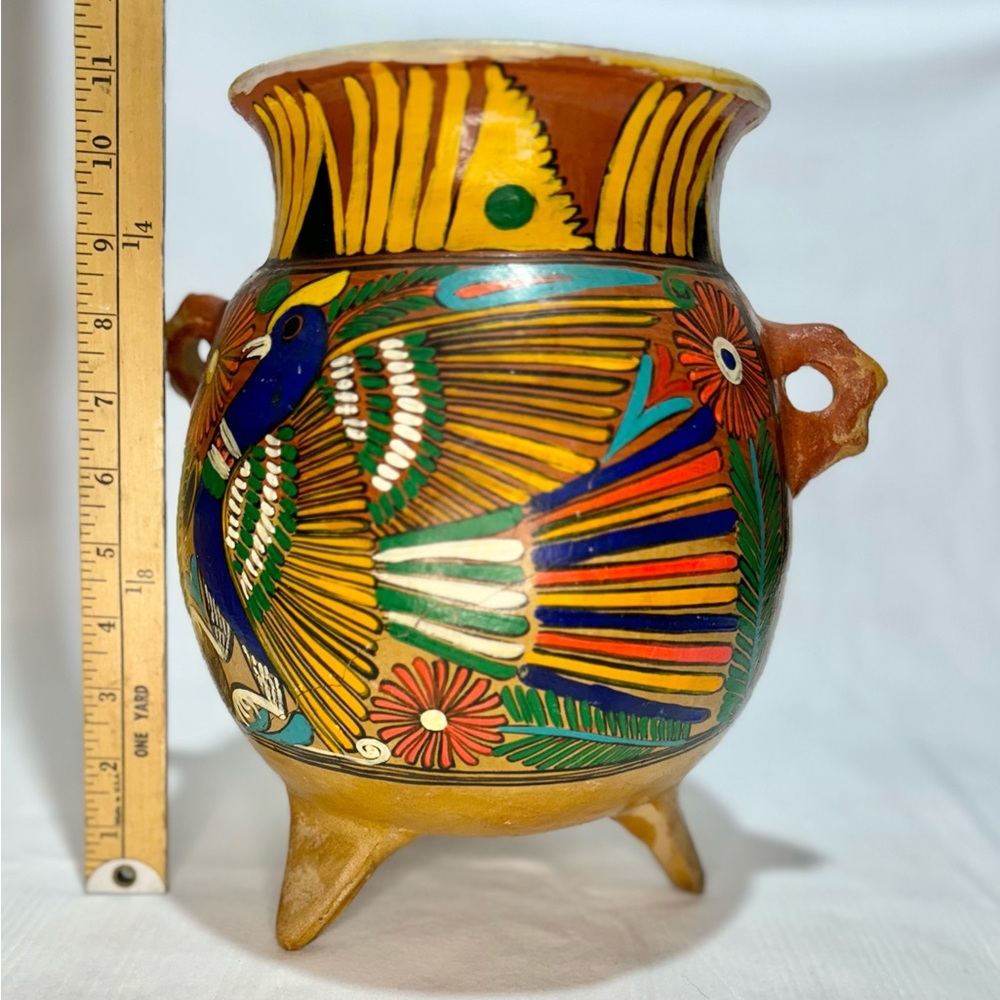 Colorful Hand-Painted Ceramic Vase